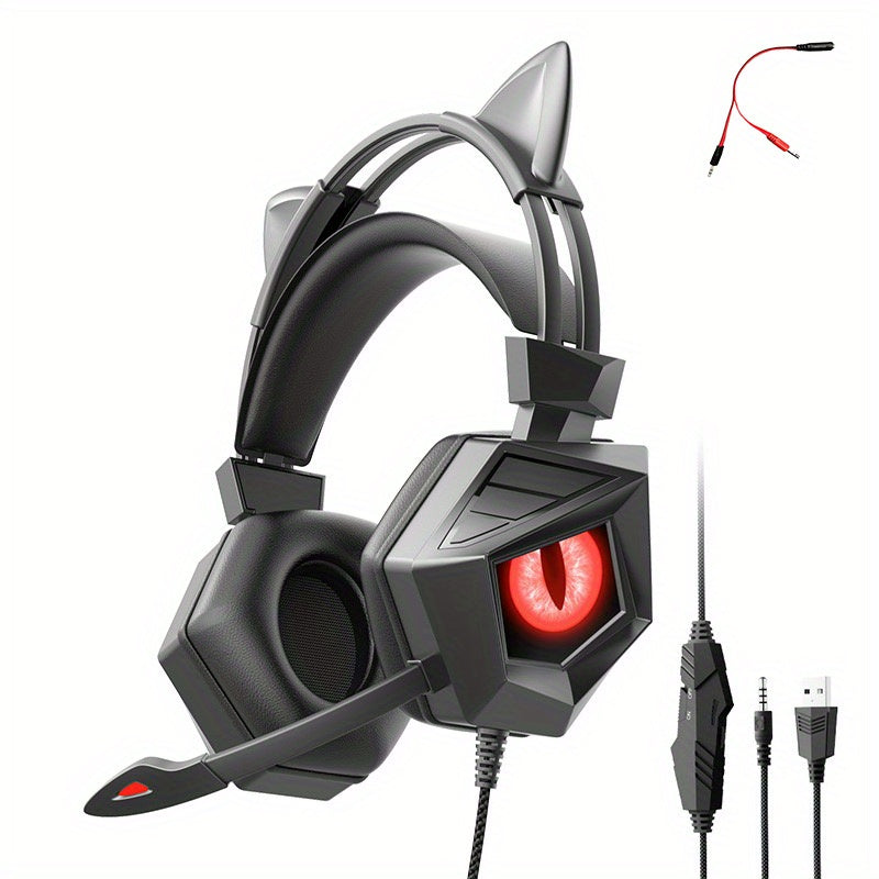 Dark Wind Gaming Earphones - Immersive Sound, Noise Isolation - The Ultimate Gift for Gamer Lovers, Comfortable & Stylish