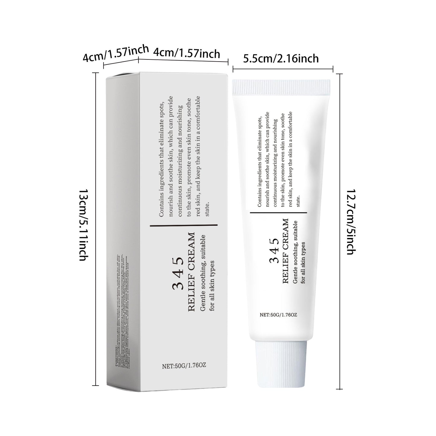 Facial Soothing Cream Long-Lasting Moisturizing Soothes Redness Improve Sensitive Skin Strengthening Barrier Rejuvenating Cream
