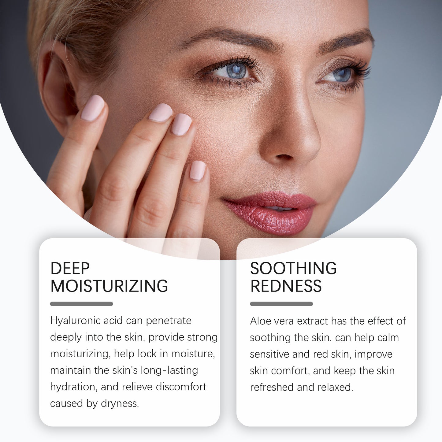 Facial Soothing Cream Long-Lasting Moisturizing Soothes Redness Improve Sensitive Skin Strengthening Barrier Rejuvenating Cream