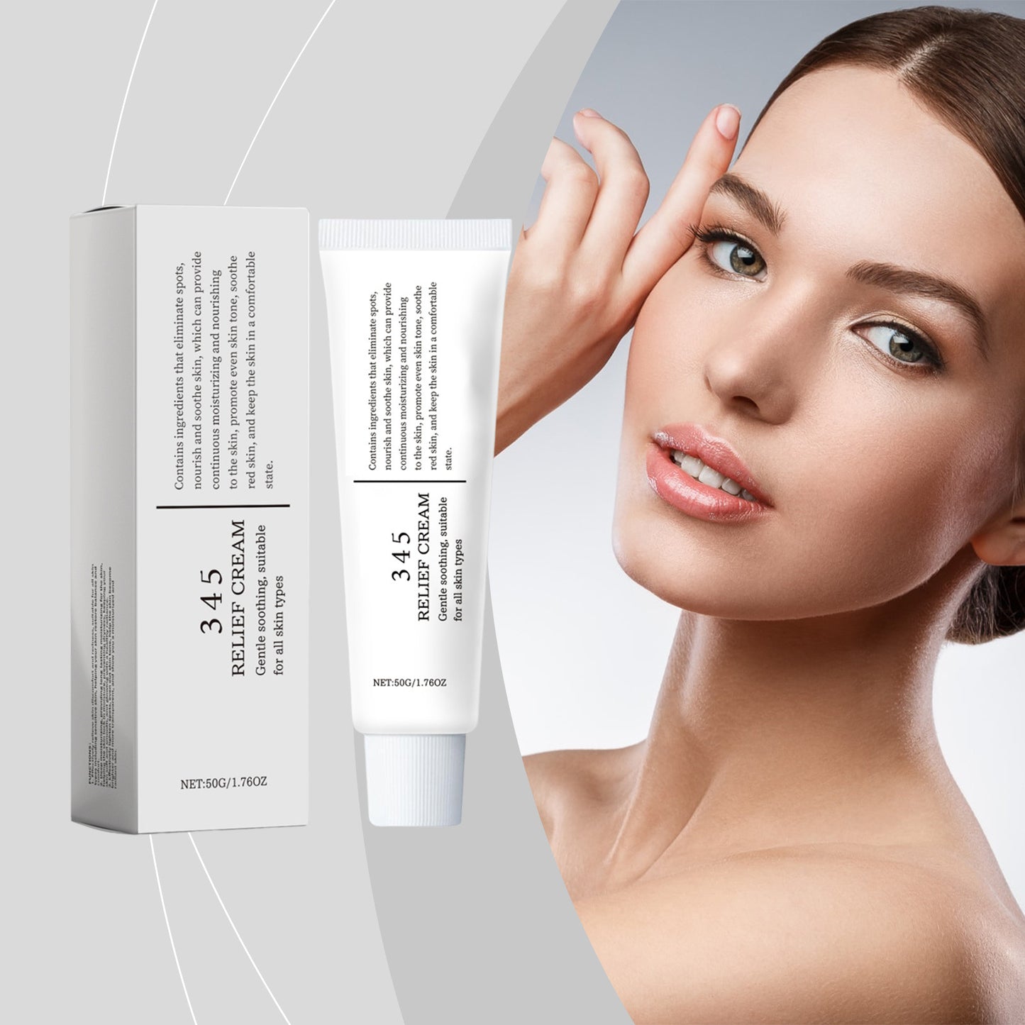Facial Soothing Cream Long-Lasting Moisturizing Soothes Redness Improve Sensitive Skin Strengthening Barrier Rejuvenating Cream