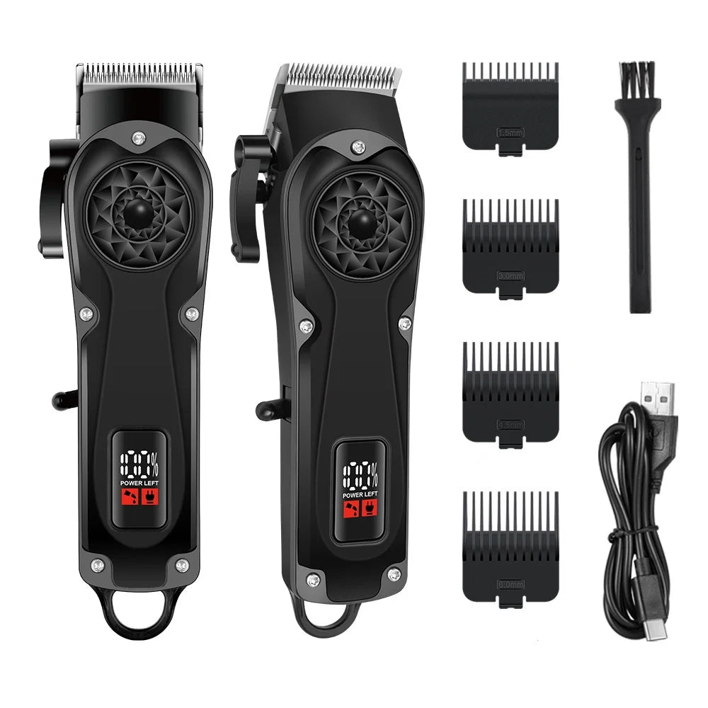 Powerful Electric Hair Clippers for men HIENA hair Trimmer Professional barber hair cutting machine Cordless Wet And Dry haircut