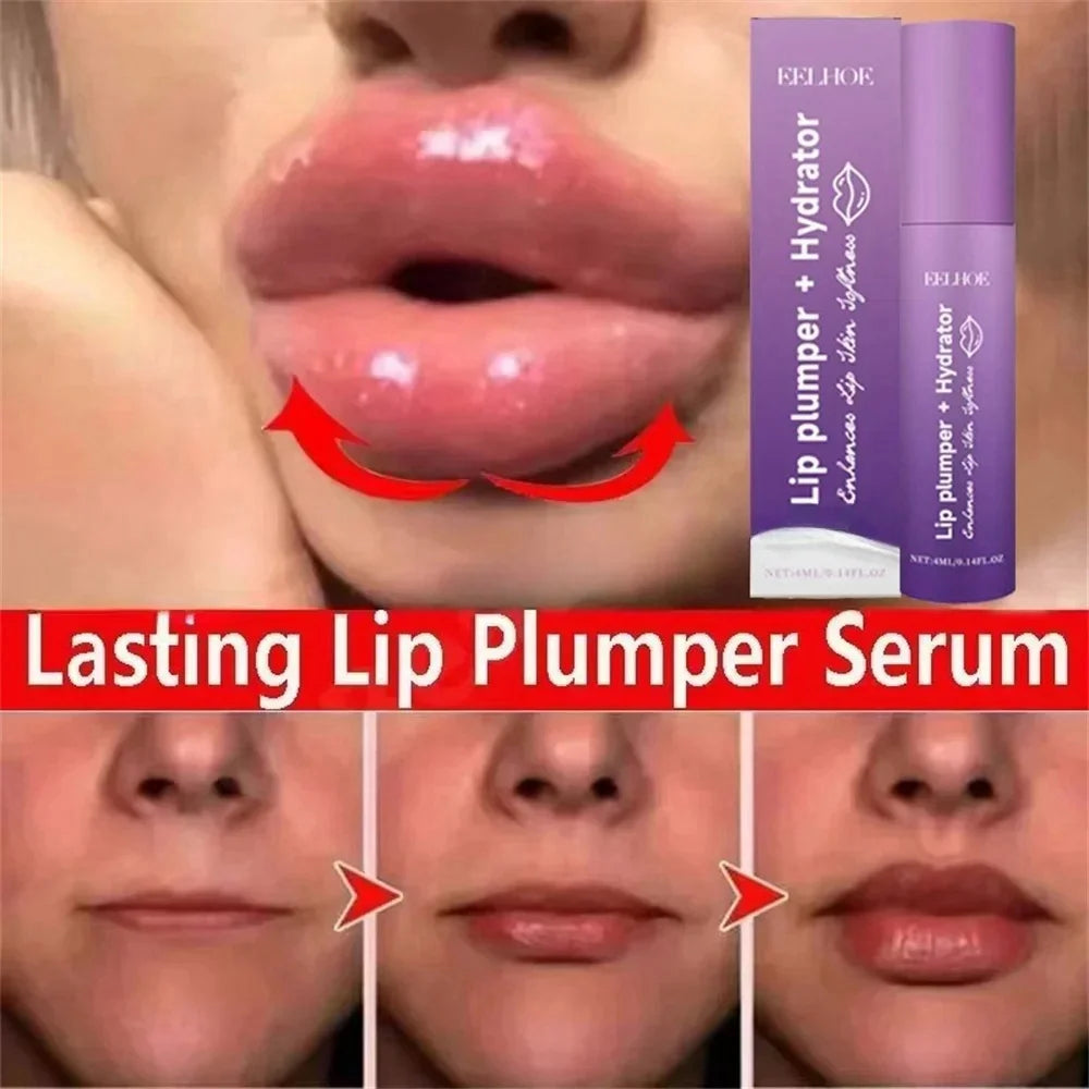 Instant Lip Plumping Essential Oil Antiwrinkle Nourishing  Moisturising Sexy Lip Care Ultimate Plumping Lip Gloss Serum Cosmetic