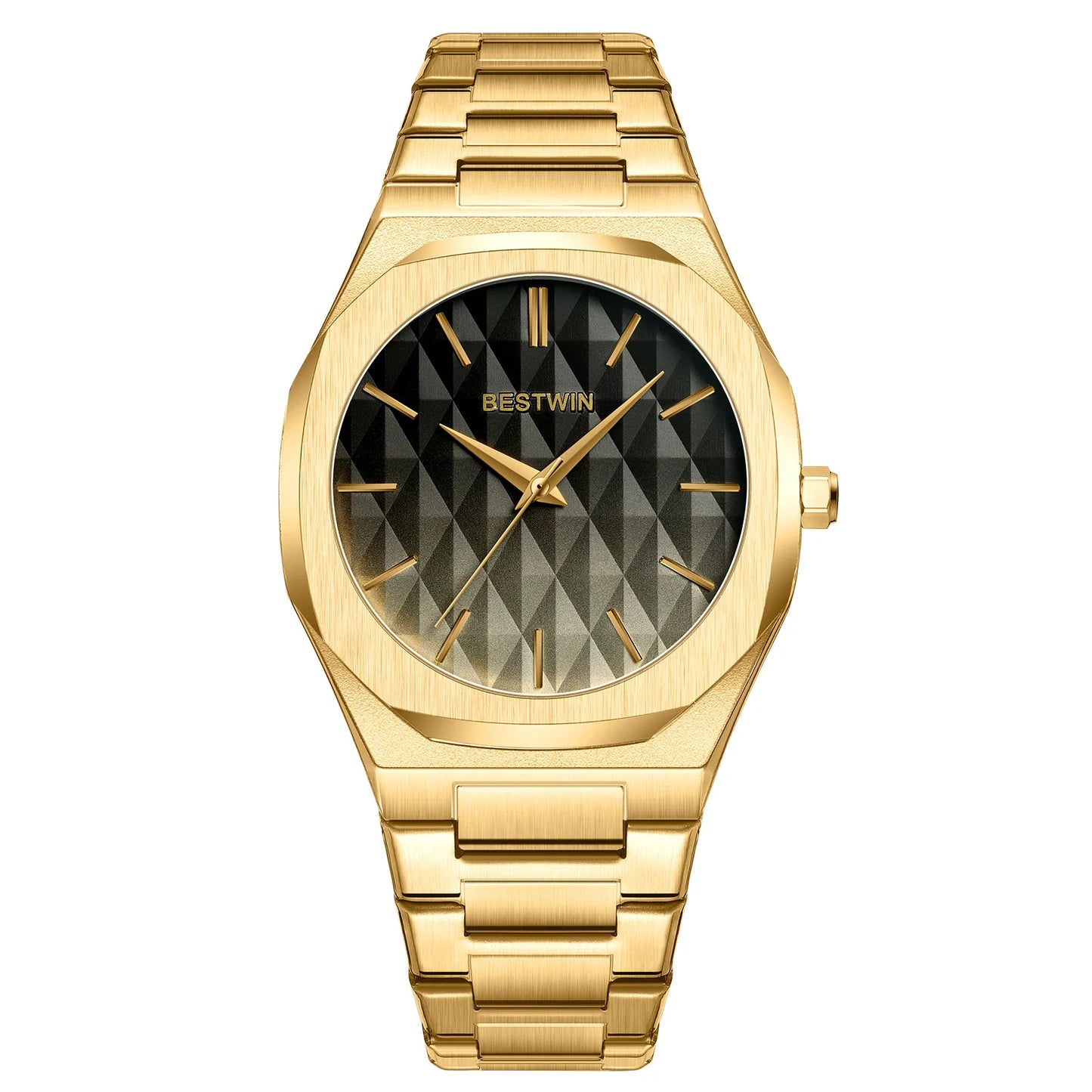 Black Men Quartz Watches For Male Clock 2025 Top Brand Luxury Stainless Steel Band Fashion Men Wrist Watches Dropshipping