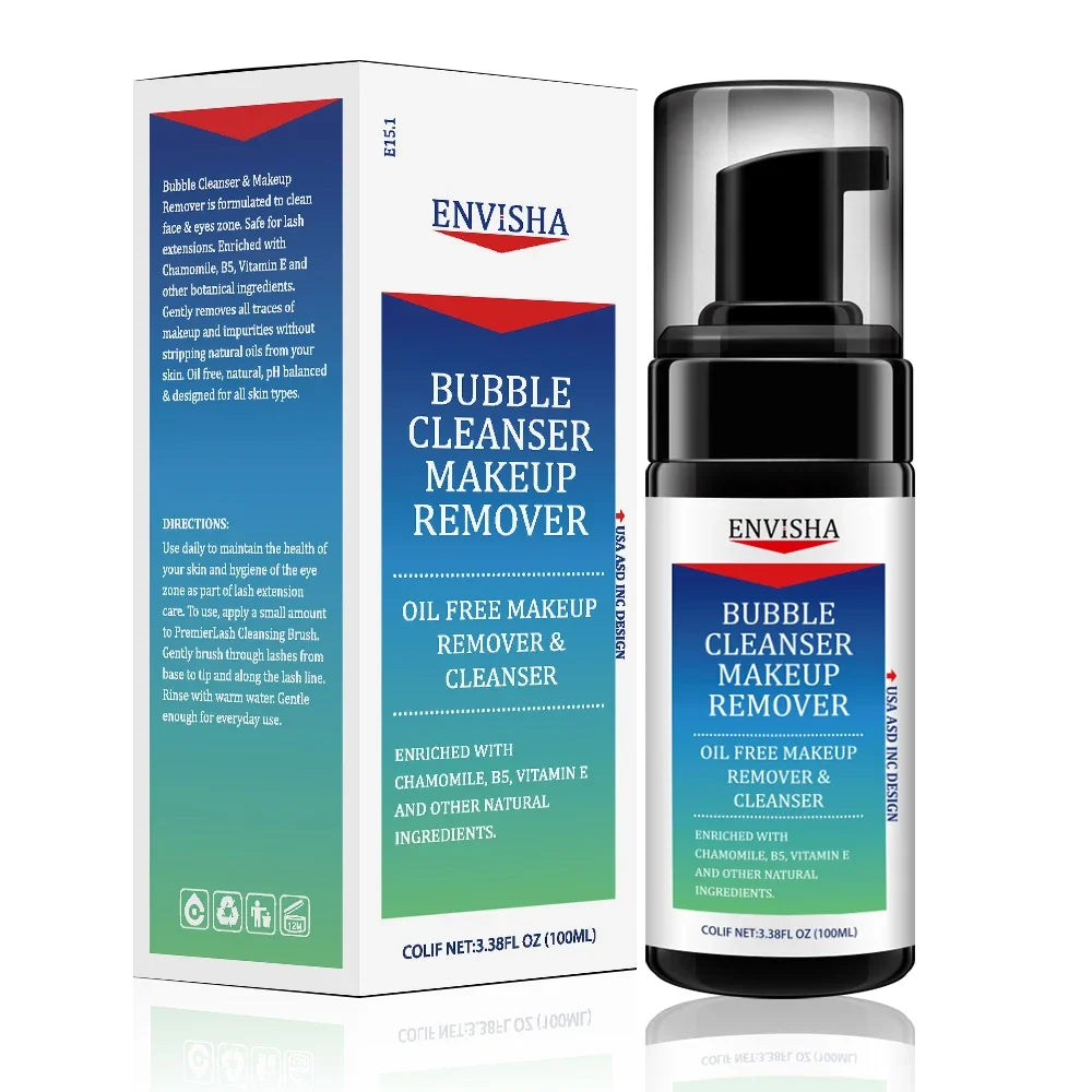 ENVISHA Beauty Health Exfoliation Face Skin Care Mousse Foaming Makeup Remover Facial Cleanser Deep Cleansing Moisturizing