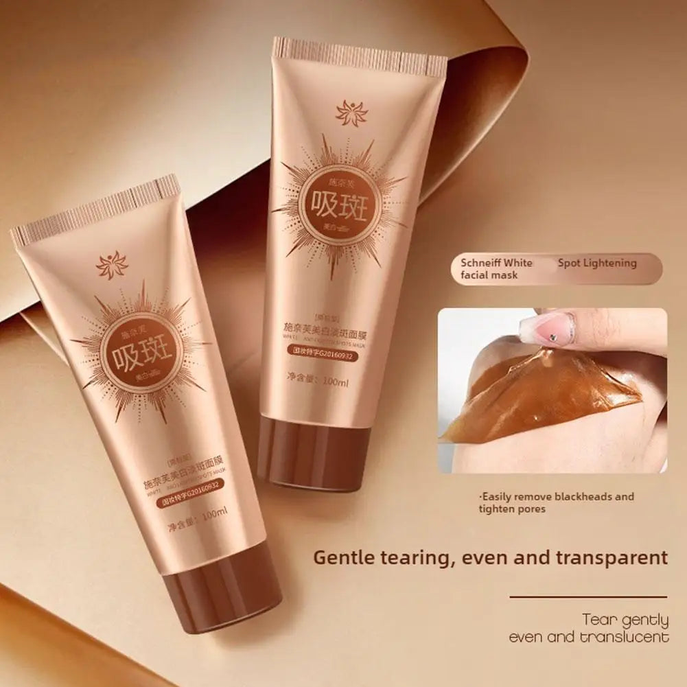 Glow Peel-Off Mask,Blemish Clearing Wrapping Facial Mask,Anti-Blemish Freckle Brightening Off Mask For Deeply Clean Moisturizing