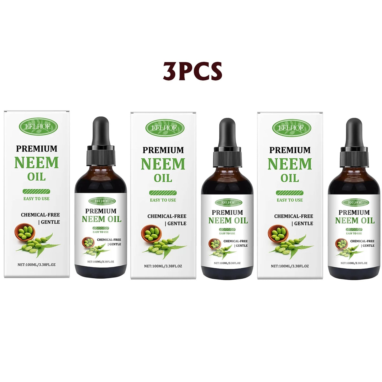 Eelhoe Neem Oil Care Essential Oil Nourishes Scalp Skincare Armor Neem Oil Massage Oil Nourishes The Skin Relieve Scalp Fatigue