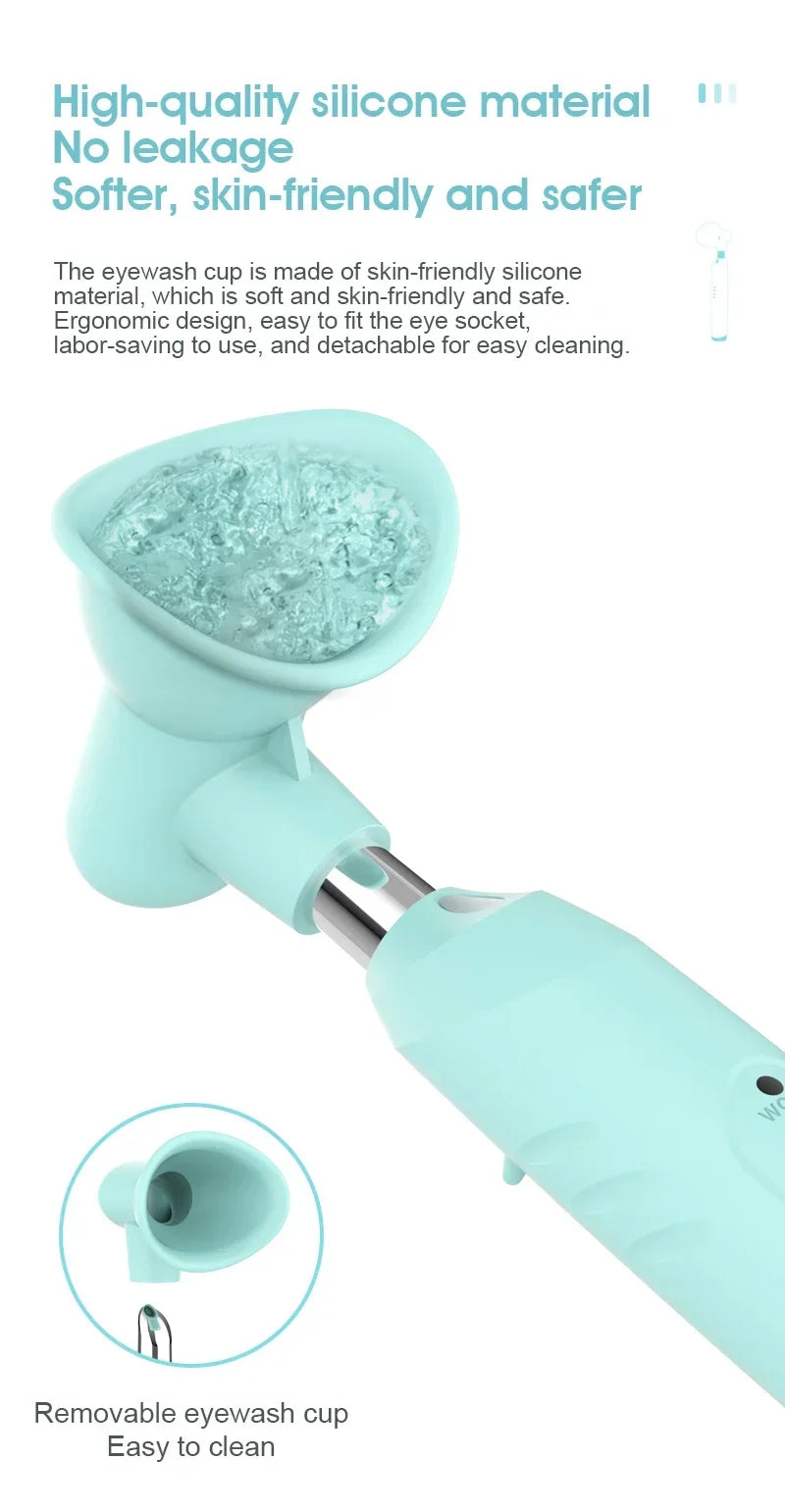 Electric 3in1 Eye Care Ultrasonic Eye Wash Water Sonic Wash Water Relieves Fatigue, Moisturizes S and Beautifies S