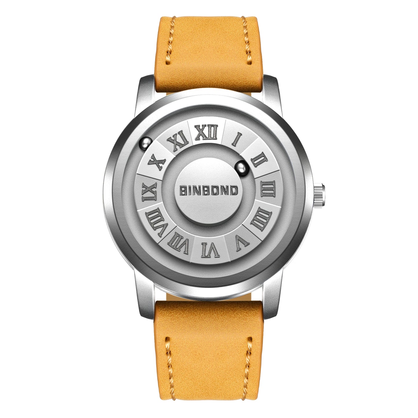 BINBOND Men Quartz Watches Top Brand Luxury Stainless Steel Waterproof Hollow Out Stainless steel Wristwatches Relogio Masculino