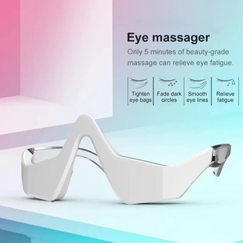 EMS Red Light Therapy Anti-Aging Eye Massager Eyes Fatigue Relief Relaxation Relieve Dark Circles Hot Compress Eye Care Massage