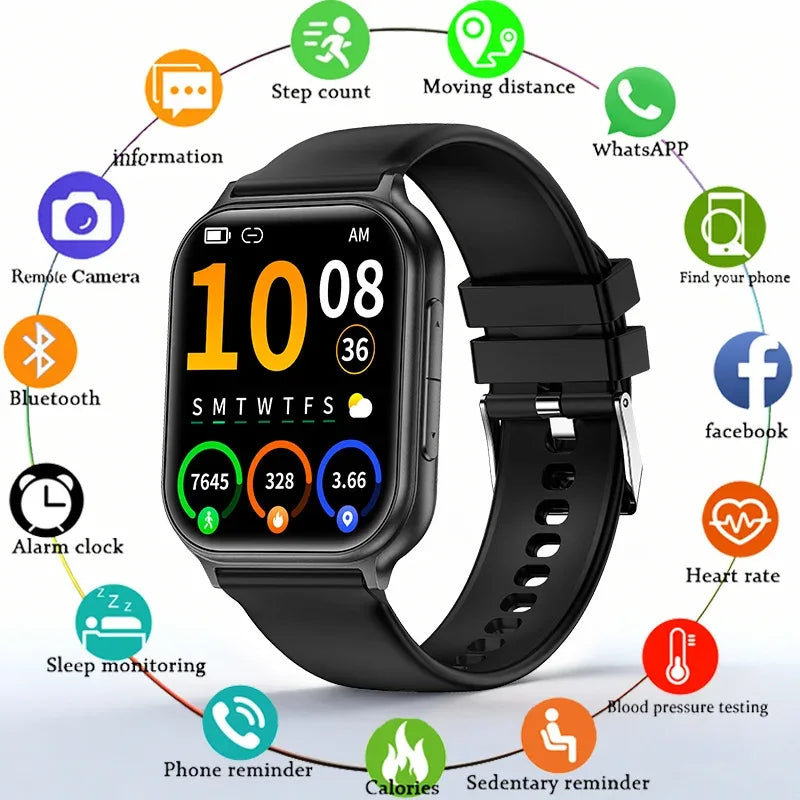 700mAh Lady fashion Smart Watch Men Women Heart Rate Blood Pressure Fitness Tracker Bluetooth Call Smartwatch Man For Android - Wear444