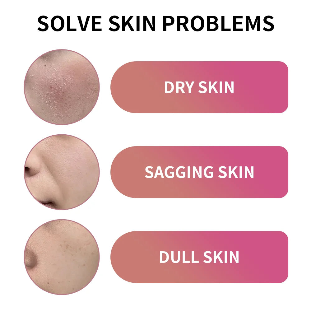 Collagen Jelly Cream Lifted Look Gives 24h Glow Tightening Soothing Moisturizing Anti-Aging Firmness Hydration Pink Gel 100ml