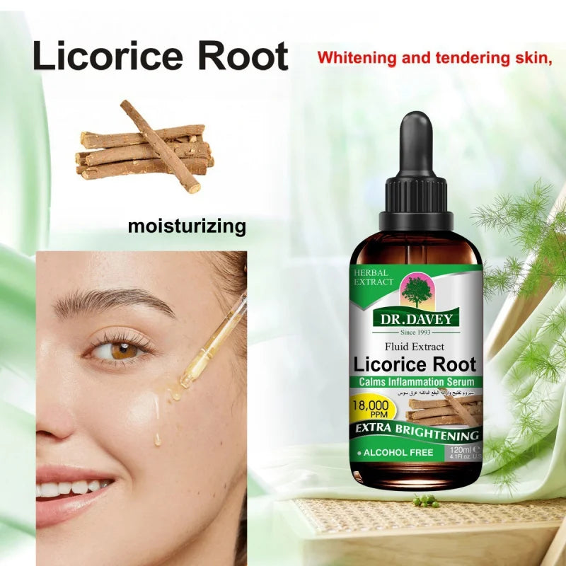 Licorice Root Skincare Set Skincare Essential Oil Mask Face Cream Cleansing Skincare Set Moisturizing Refreshing