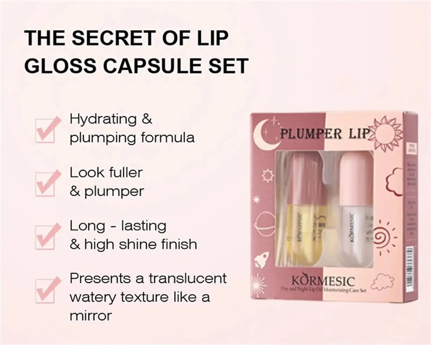 Instant Lip Plumping Essential Oil Nourishing Antiwrinkle Moisturising Sexy Lip Care Ultimate Plumping Lip Gloss Serum Cosmetics