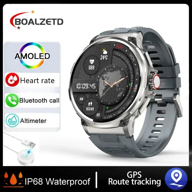2025 New1.85Inch HD Bluetooth Call Smart Watch Men Sports Fitness Tracker Heart Monitor 710mAh Smartwatch For Android ios - Wear444