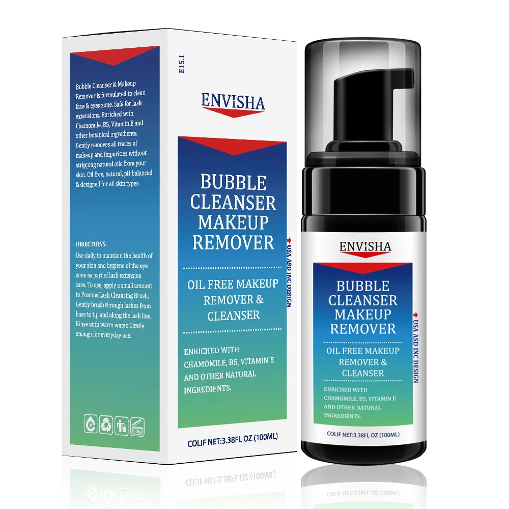 ENVISHA Face Skin Care Mousse Foaming Makeup Remover Facial Cleanser Deep Cleansing Moisturizing Beauty Health Exfoliation