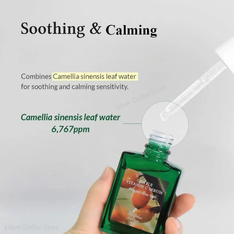 Facial Essence Vitamin Boosting Serum,Soothing Deep Hydration, Brightening Gentle Vitamin C Serum 30ml Korean Skin Care Products
