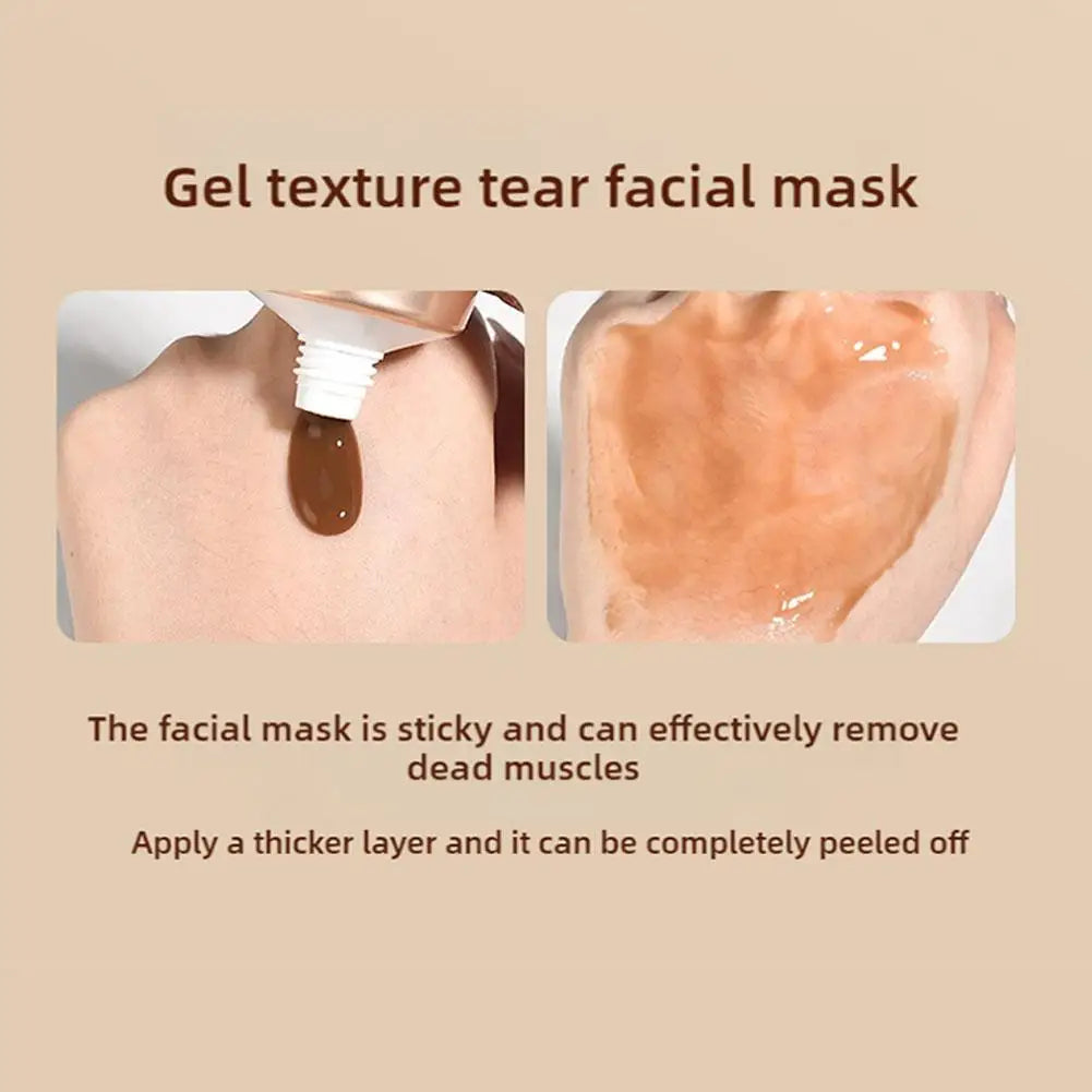 Glow Peel-Off Mask,Blemish Clearing Wrapping Facial Mask,Anti-Blemish Freckle Brightening Off Mask For Deeply Clean Moisturizing
