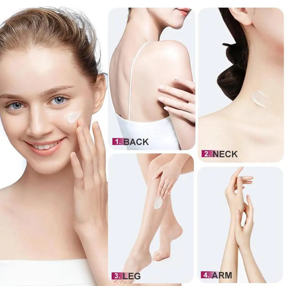 Body Brightening Cream Instant Glow Moisturizer Hydrating , Tone-Up Lotion for Radiant Skin,Lazy Girl Essential 1/2pcs