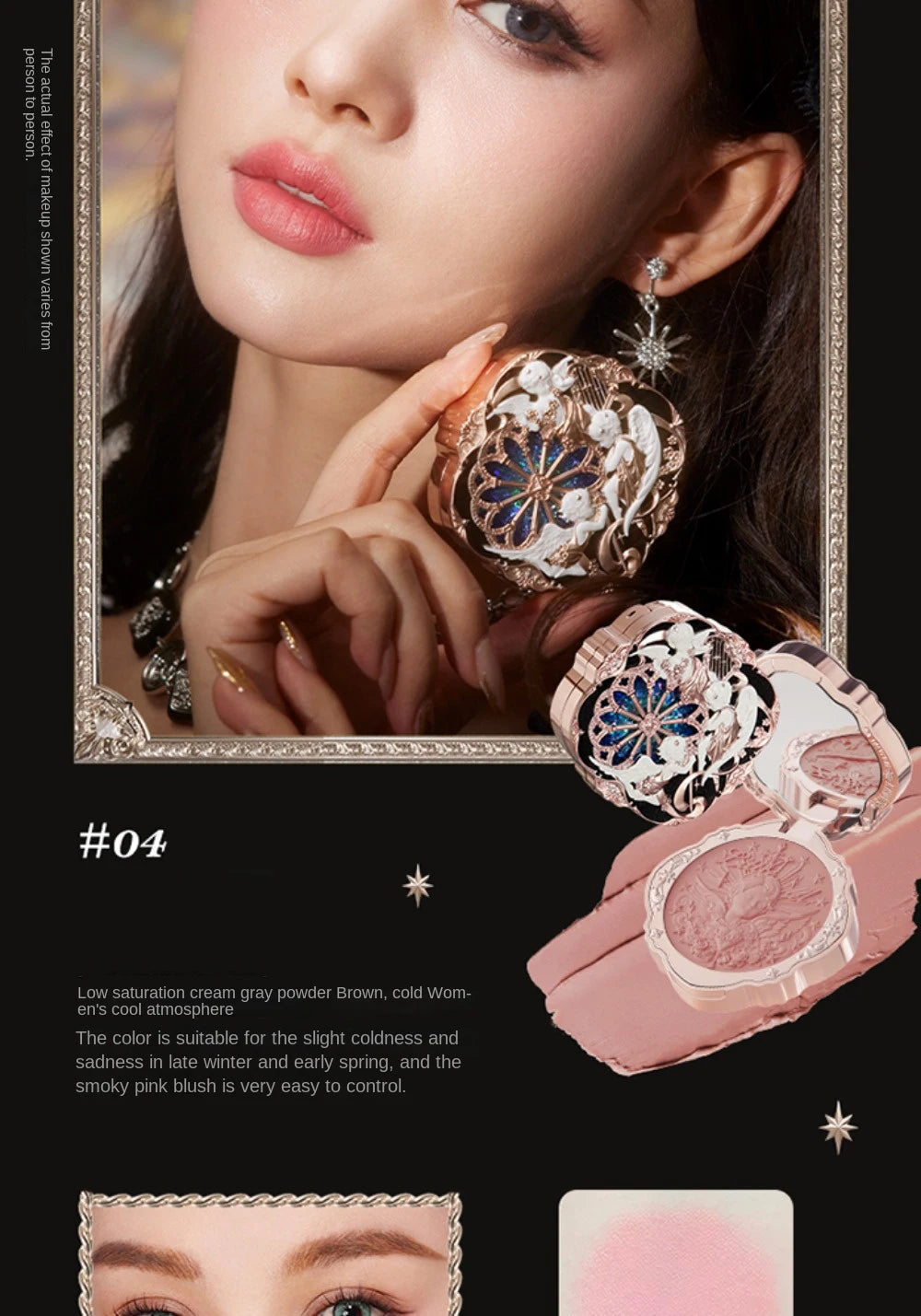 Flower Knows Little Angel Blushes Cream Smooth Long-lasting All-Day Face Enhancing Makeup Korean Blush Cream For Cheek