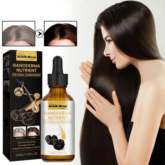 White To Black Hair Oil Herbal Repair Nourish Moisturize Scalp Treat White Hair Dry Damaged Hair For Daily Hair Care