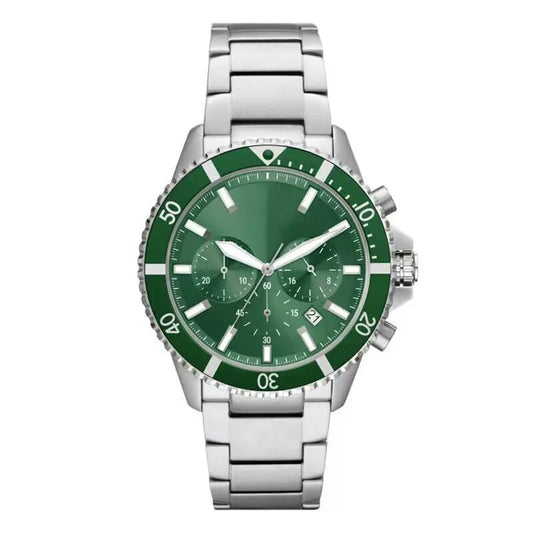 Men's quartz watch stainless steel with 2025 latest large dial fashion casual men's watch luminous