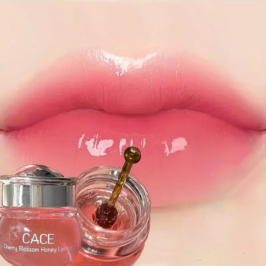Lovely Honey Cherry Lip Oil Nourishing Lip Balm Long Lasting Moisturizing Clear Lip Oil Lip Gloss Lip Care Beauty Makeup