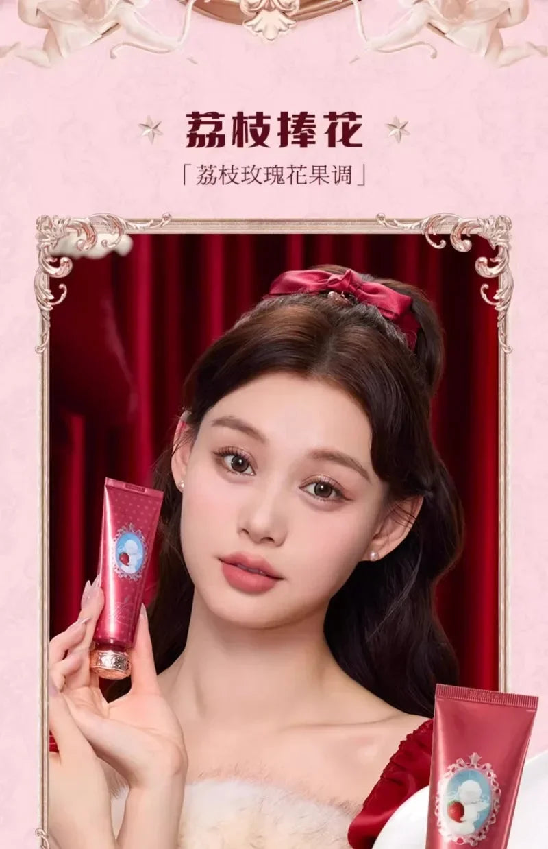 Flower Knows Strawberry Cupid Scented Hand Cream Moisturising & Nourishing Skin Care Lotions For Women Whitening Cream 50ml