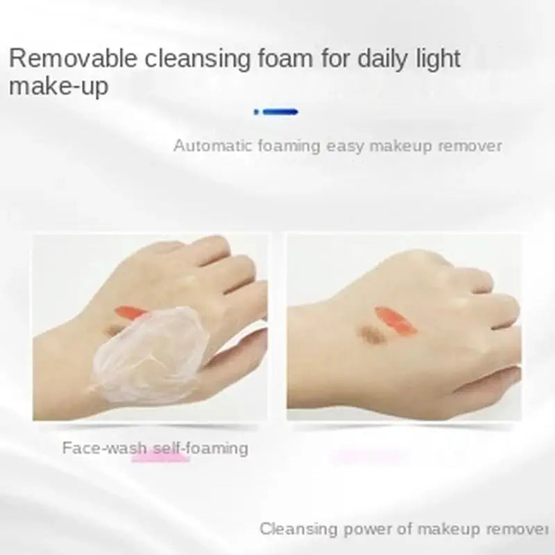 Foam Moisturizing Cream Facial Cleansing With Hyaluronic Acid Face Wash Pore Moisturizing Cleanser Exfoliante Facial Unisex 120g