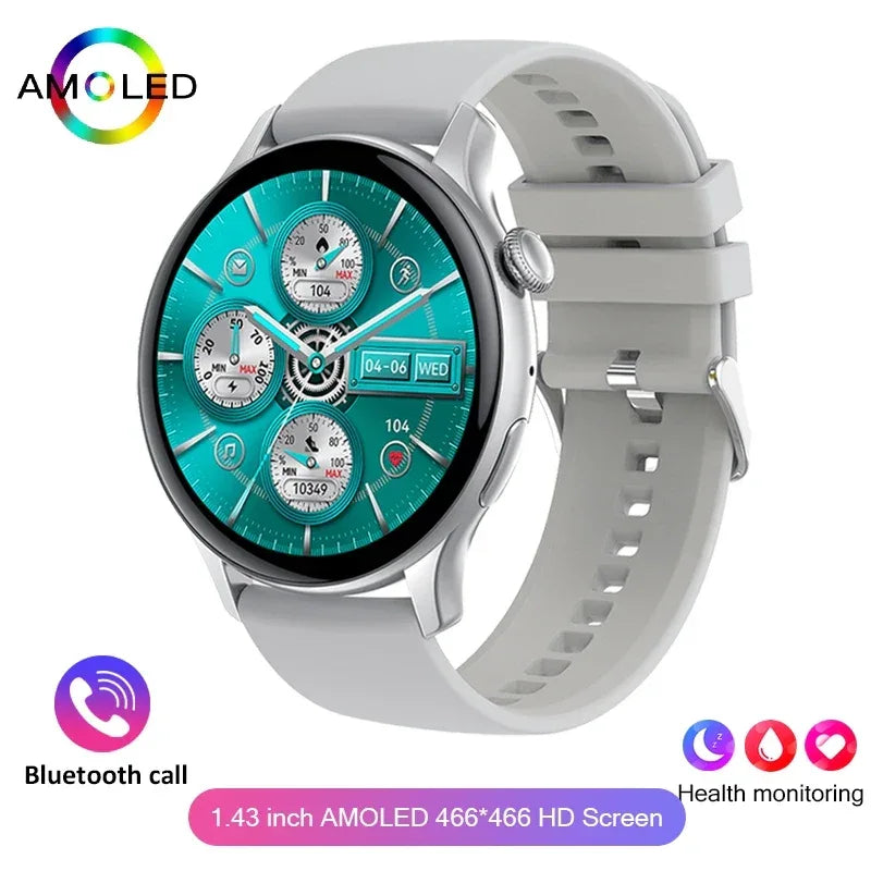 2026 New True AMOLED Smart Watch Ladies Screen Always Show Time 466*466 HD Health Tracker Voice Calling NFC Smartwatch Women - Wear444