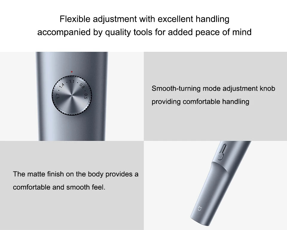 Xiaomi Mijia Hair Clipper 2 Hair Trimmer Professional Beard Cut Machine IPX7 Waterproof Wireless Haircut Machine Mijia Clipper 2