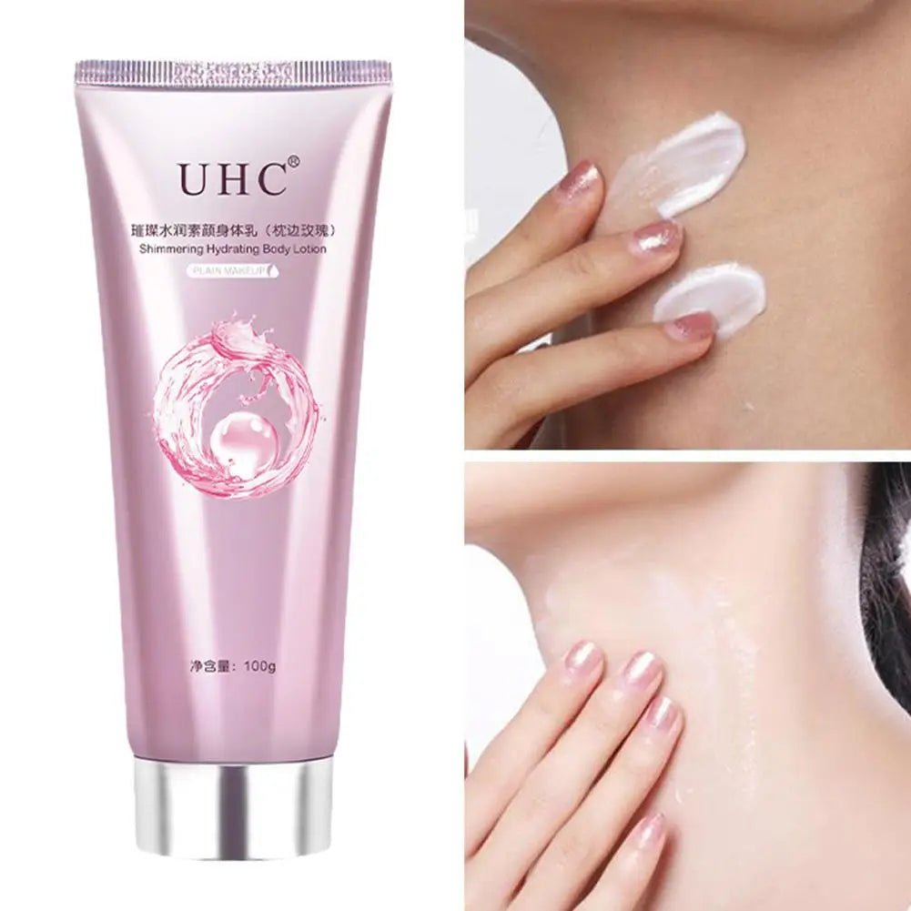 Body Brightening Cream Instant Glow Moisturizer Hydrating , Tone-Up Lotion for Radiant Skin,Lazy Girl Essential 1/2pcs