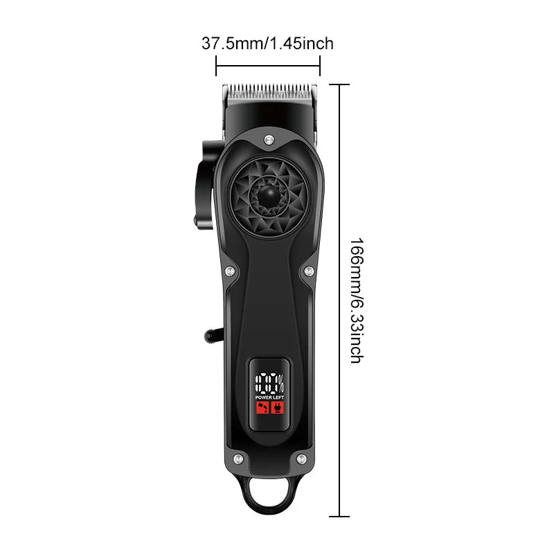 Powerful Electric Hair Clippers for men HIENA hair Trimmer Professional barber hair cutting machine Cordless Wet And Dry haircut