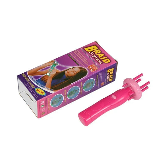 Professioanl Women Portable Electric Automatic DIY Hairstyle Tool Braid Machine Hair Weave Roller Twist Braider Device Kit