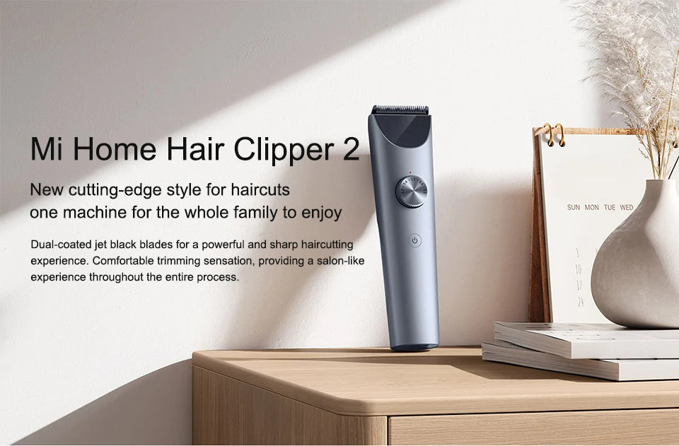 Xiaomi Mijia Hair Clipper 2 Hair Trimmer Professional Beard Cut Machine IPX7 Waterproof Wireless Haircut Machine Mijia Clipper 2