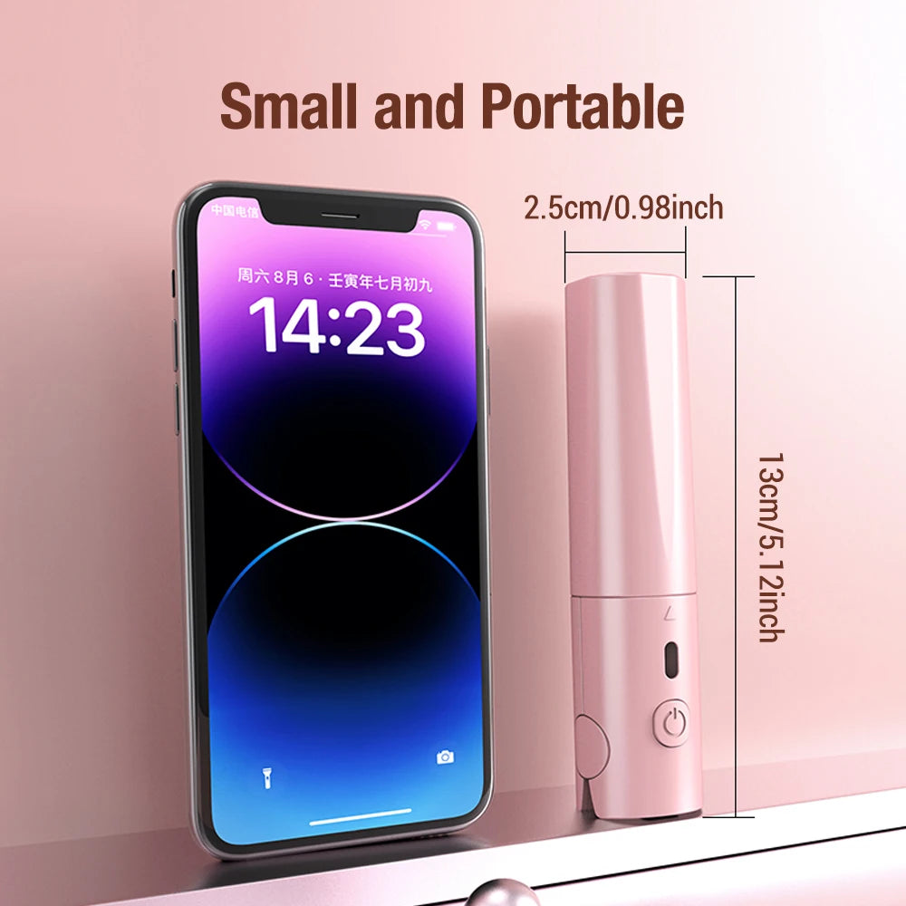 Portable Hair Straightener Small Hair Curling Machine Multifunctional Straight Hair Splint Straight Hair and Curly Hair USB Plug