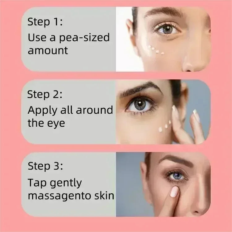 Eye cream for bags under the eyes Anti-Wrinkle instant firm eyes tightening Reduces Fine Line Moisturizing korean skin care