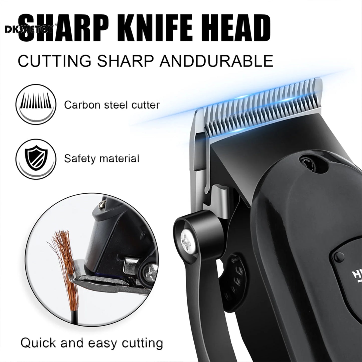 Professional hair cutting machine Electric Hair Trimmer set for men usb Rechargeable Barber hair clippers Wet And Dry haircut