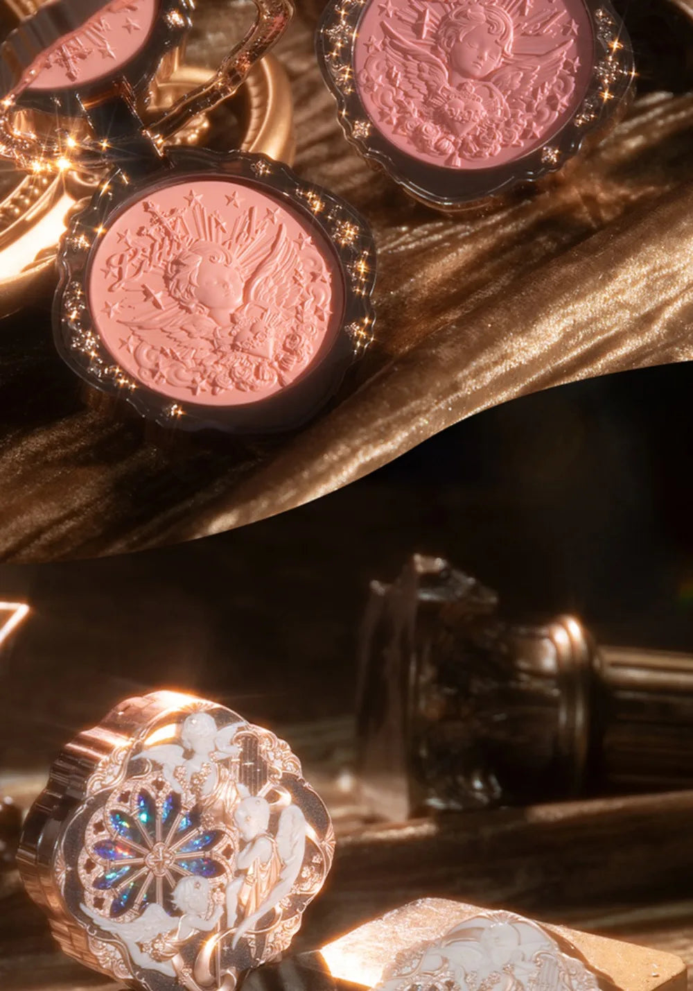 Flower Knows Little Angel Blushes Cream Smooth Long-lasting All-Day Face Enhancing Makeup Korean Blush Cream For Cheek