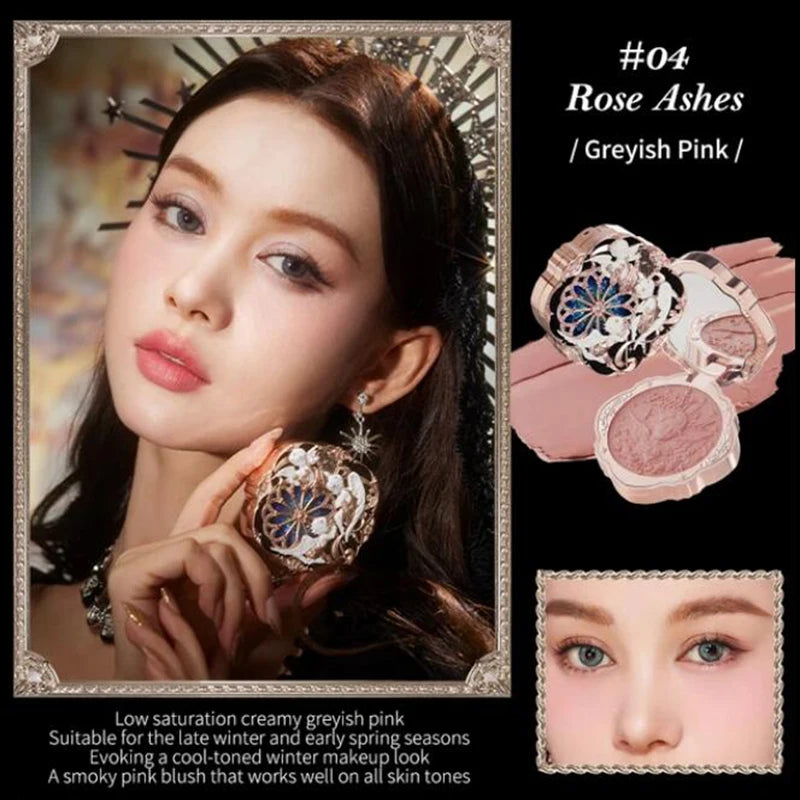Flower Knows Little Angel Blushes Cream Smooth Long-lasting All-Day Face Enhancing Makeup Korean Blush Cream For Cheek