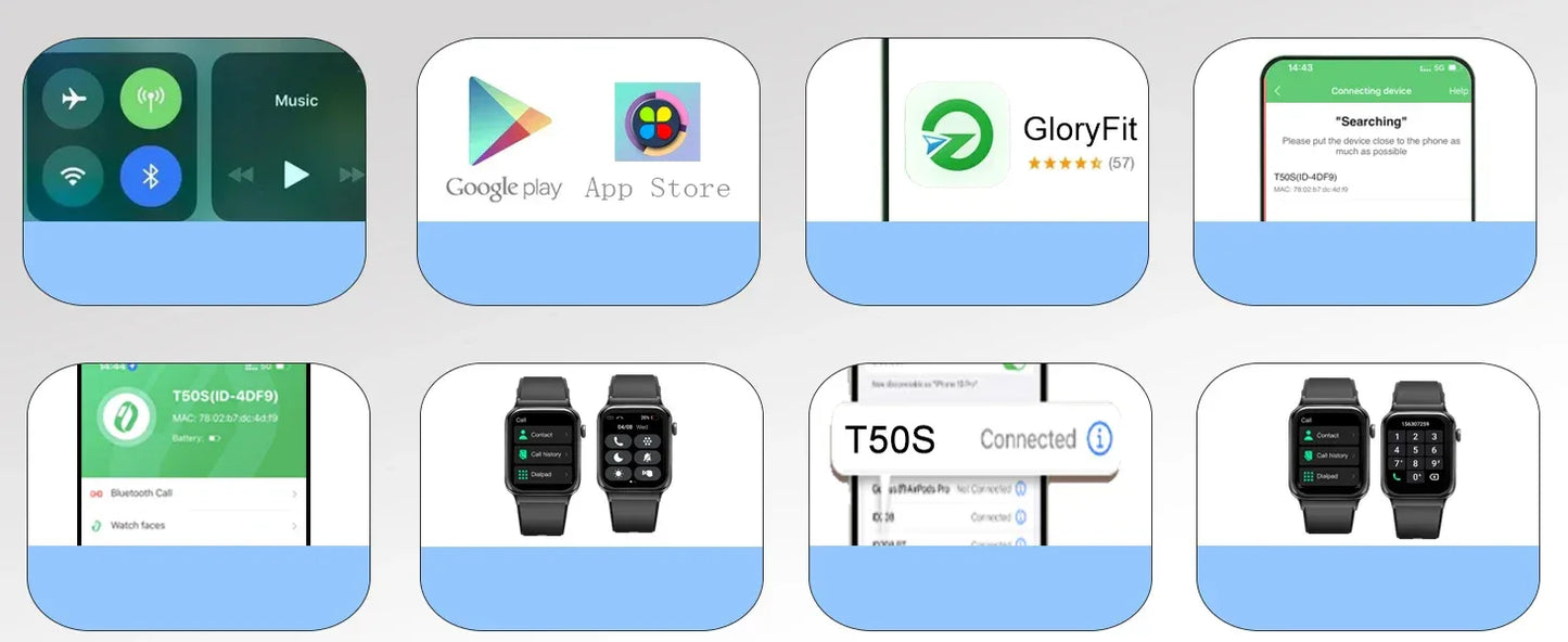 Smart Watch, 1.85" Smartwatch (Answer/Make Call), IP68 Waterproof Fitness Tracker, 100+ Sport Modes, Heart Rate and Sleep Monito - Wear444