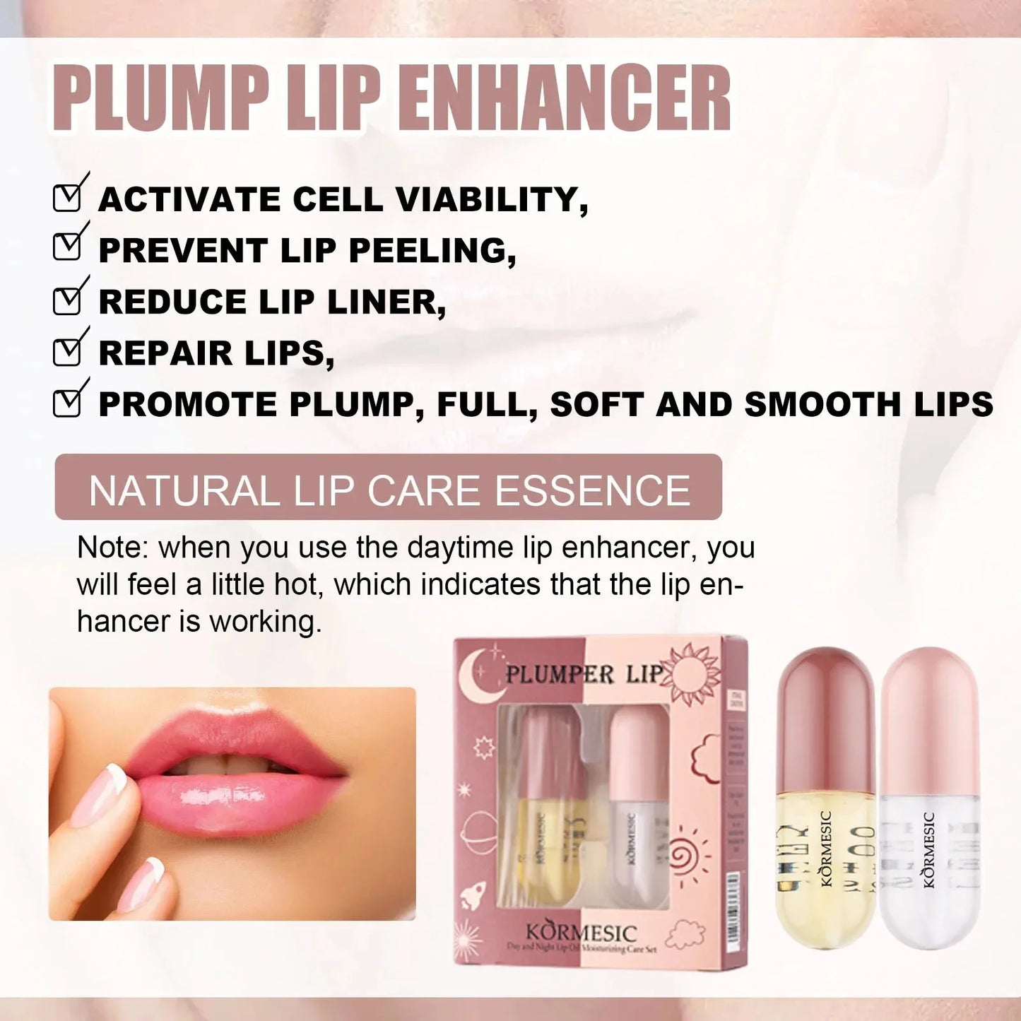 Instant Lip Plumping Essential Oil Nourishing Antiwrinkle Moisturising Sexy Lip Care Ultimate Plumping Lip Gloss Serum Cosmetics