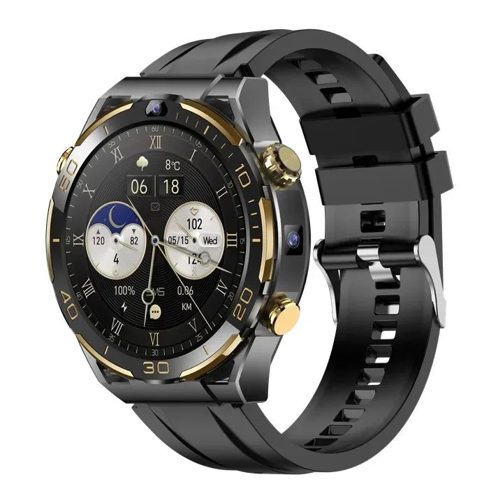 Global Android 10 Smartwatch MTK MT6762 Octa-core CPU 4G Lte Smart Watch 6GB Ram 128GB Rom API 29 Dual Camera Wifi Gps Sim Card - Wear444