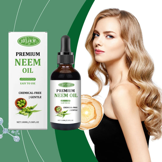 Eelhoe Neem Oil Care Essential Oil Nourishes Scalp Skincare Armor Neem Oil Massage Oil Nourishes The Skin Relieve Scalp Fatigue
