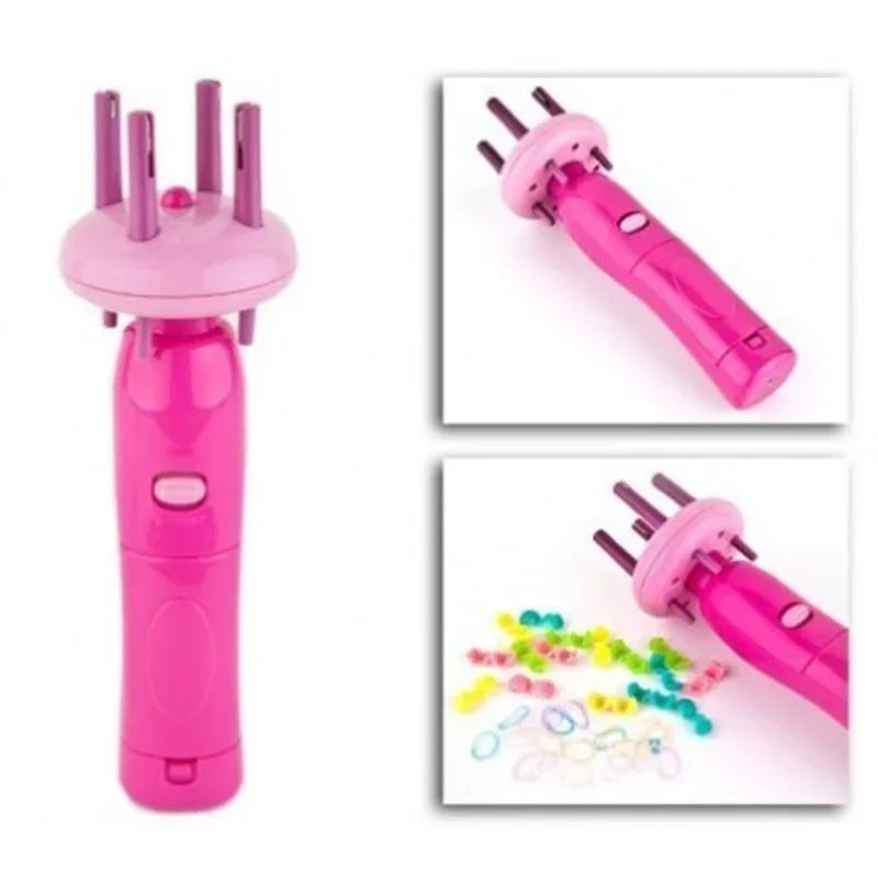 Professioanl Women Portable Electric Automatic DIY Hairstyle Tool Braid Machine Hair Weave Roller Twist Braider Device Kit