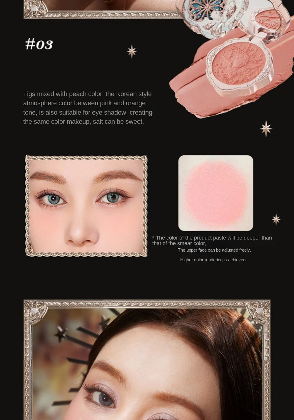 Flower Knows Little Angel Blushes Cream Smooth Long-lasting All-Day Face Enhancing Makeup Korean Blush Cream For Cheek