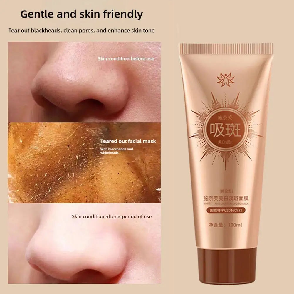 Glow Peel-Off Mask,Blemish Clearing Wrapping Facial Mask,Anti-Blemish Freckle Brightening Off Mask For Deeply Clean Moisturizing