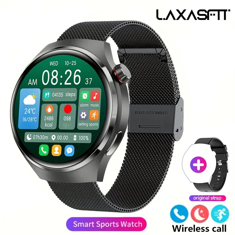 G.L Wear 2025 New Men's Smart Watch HD Display Health Tracking Bluetooth Calling Voice Assistant Sports Smartwatch - Wear444