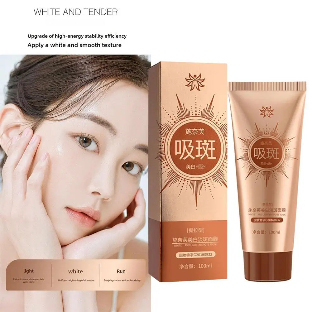 Glow Peel-Off Mask,Blemish Clearing Wrapping Facial Mask,Anti-Blemish Freckle Brightening Off Mask For Deeply Clean Moisturizing