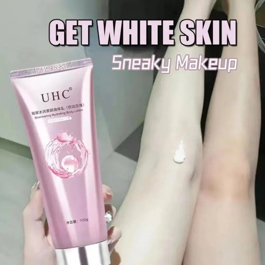 Body Brightening Cream Instant Glow Moisturizer Hydrating , Tone-Up Lotion for Radiant Skin,Lazy Girl Essential 1/2pcs