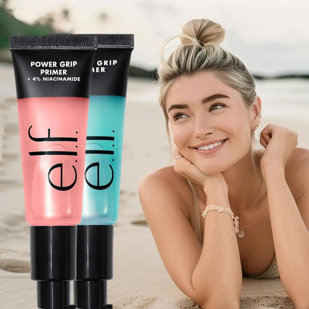 New Power Grip Primer Gel Hyaluronic Acid Hydrating Face Primer For Long-lasting Wear And Brightened Contoured Makeup